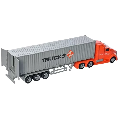 Детский трейлер Фура Bambi AS-2624 со звуком и светом (Оранжевый)