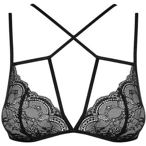 Бюстгальтер с мягкой чашкой Obsessive Frivolla, S/M