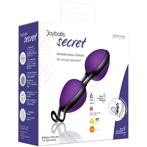 Вагинальные шарики JoyDivision - Joyballs Secret, purple/black