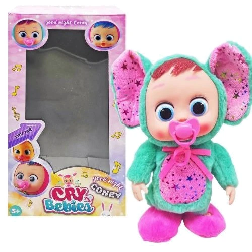 Мягкая музыкальная кукла MIC Cry Babies ВИД 5 28см (C62898)
