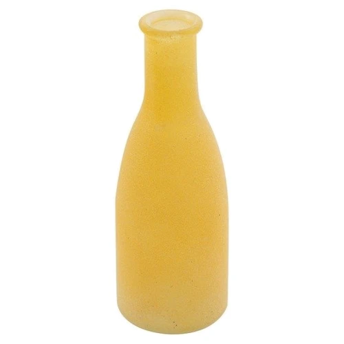 Ваза Lefard Bottle amber 4 шт 18х6x26.5 см (804-115): Цвет, орнамент желтый