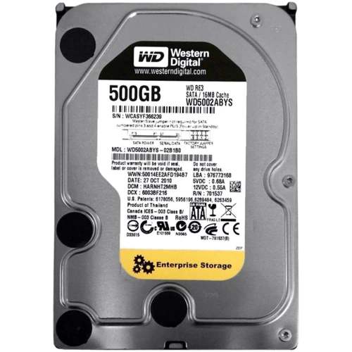 Внутренний жесткий диск WD WD5002ABYS RB
