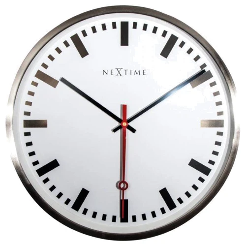 Часы настенные NeXtime Super Station Stripe 55 см (3127st)