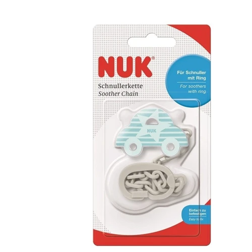 Кліпса для пустушки NUK з ланцюжком (3954088)