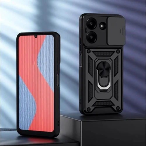 Чехол для телефонов Mobile Case Camshield Serge Ring Black for Poco M7 Pro 5G: Совместимость Poco M7 Pro 5G