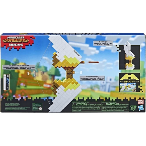 Бластер-цибуля Hasbro Nerf Minecraft Sabrewing (F4733) фото 9