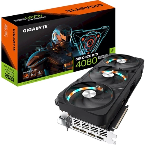 Видеокарта GIGABYTE GeForce RTX 4080 SUPER 16GB GAMING OC (GV-N408SGAMING OC-16GD) UA