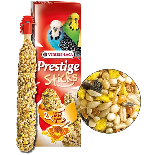 Лакомство Versele-Laga Prestige Sticks Budgies Honey для волнистых попугаев с медом 60 г