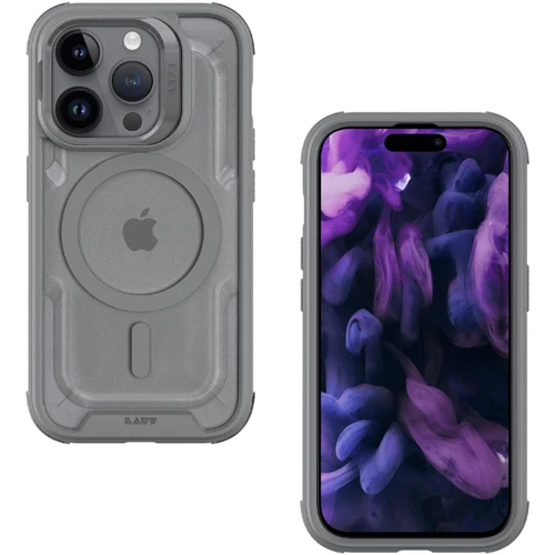 Чехол для iPhone LAUT CRYSTAL MATTER MagSafe Grey (L_IP23D_CM4_GY) for iPhone 15 Pro Max