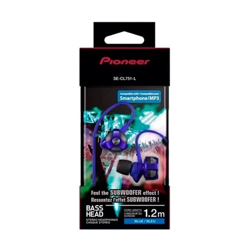 Наушники Pioneer SE-CL751-L: Диапазон частот (Гц) 4 - 25000