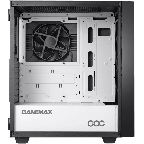 Корпус GameMax Brufen C3 BW: Материал передней панели пластик