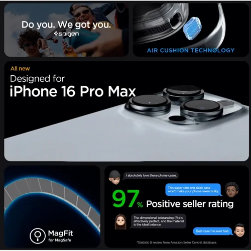 Чехол для iPhone Spigen Ultra Hybrid MagFit White (ACS07998) for iPhone 16 Pro Max фото 14