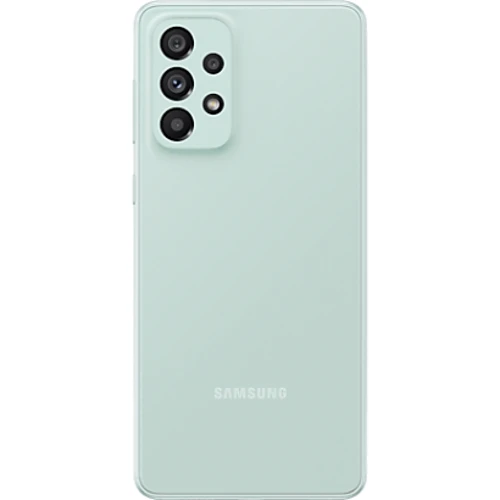 Смартфон Samsung Galaxy A73 5G 6/128GB Awesome Mint A736 (UA UCRF): Камера Четверная 108 MP, f/1.8 + 12 MP, f/2.2 + 5 MP, f/2.4 + 5 MP, f/2.4 / LED flash / panorama / Фронтальная 32 MP, f/2.2