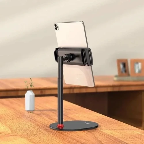 Держатель Hoco Desk Holder PH31 Plus Black for Tablets and Smartphones from 4.7'' to 12.9'': Совместимость универсальный, планшеты, Apple