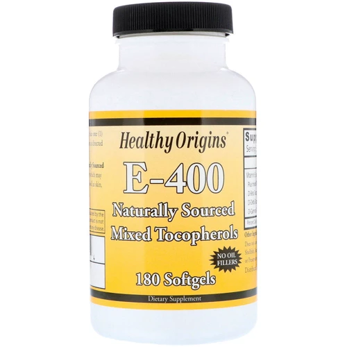 Healthy Origins, E-400, 180 Softgels (Discontinued Item) (HO15145)