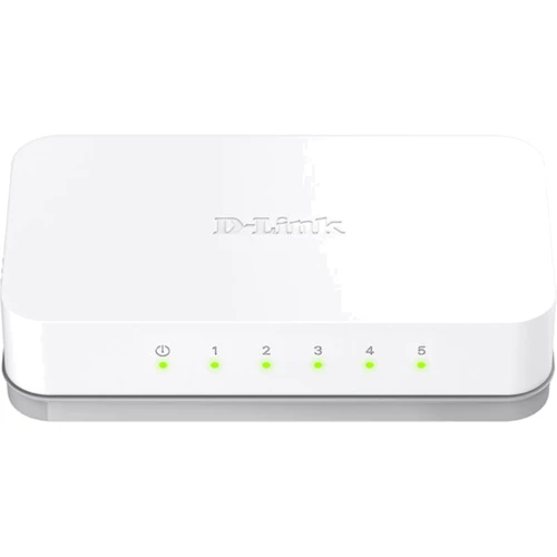 Сетевой коммутатор D-Link GO-SW-5E/E: Порты только Fast Ethernet (10/100)