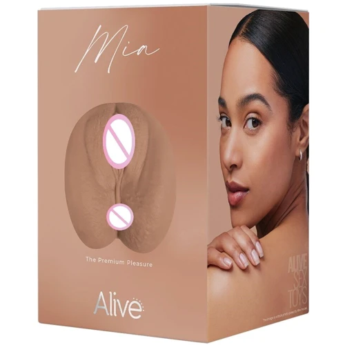 Мастурбатор Alive Mia Super Realistic Masturbator XL Caramel