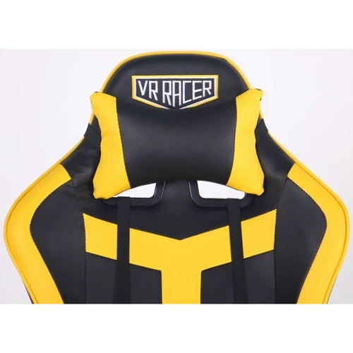 Кресло AMF VR Racer Dexter Rumble черный/желтый (546945) фото 2