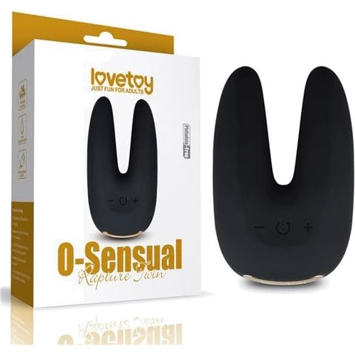 Вибратор LoveToy O-Sensual Rapture Twin Black