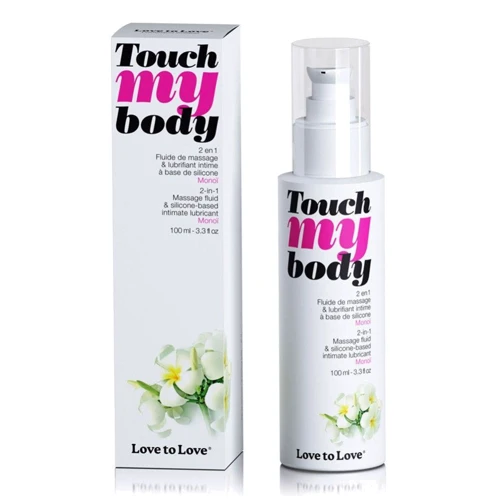 Массажный гель и смазка 2-в-1 Love To Love TOUCH MY BODY Monoi (100 мл)