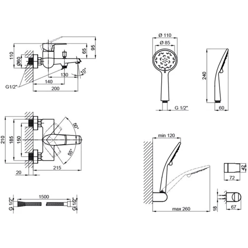 Q-tap Optima CRM 006: Вес, кг 1,8