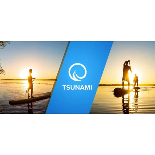 Надувная SUP доска Tsunami 350 см с веслом Wave T03 (T03) фото 2