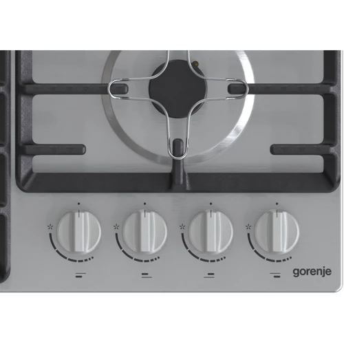 Варильна поверхня газова Gorenje G641X: Розташування панелі фронтальне