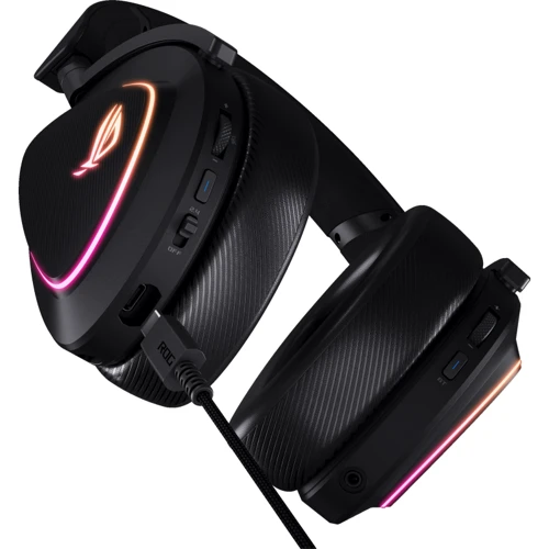 Наушники ASUS ROG Delta II Black (90YH03W0-BHUA00): Время работы, ч 110