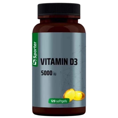 Sporter Vitamin D3 5000 ME Витамин Д3 120 мягких капсул: Тип Витамин D