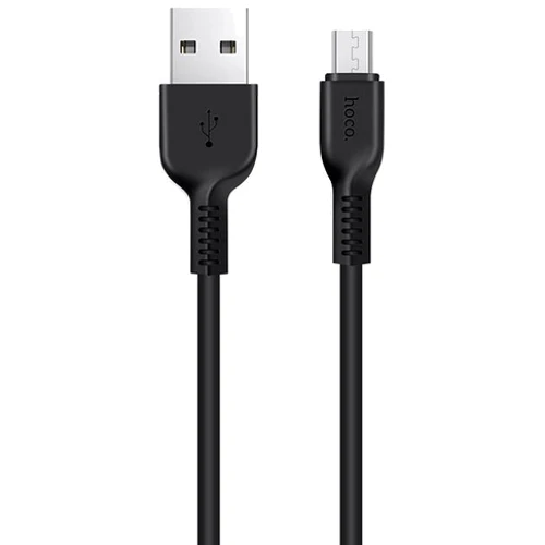 Кабель Hoco USB Cable to MicroUSB X13 2A 1m Black