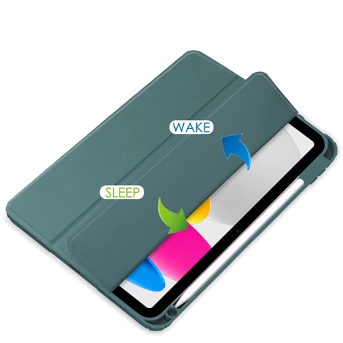 Аксесуар для iPad BeCover Soft Edge Dark Green for iPad 10.9 (2022 / 2024) / iPad 11 2025 (709182): Матеріал штучна шкіра