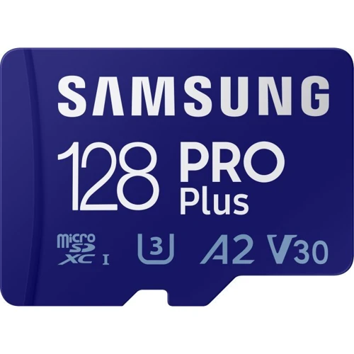 Карта пам'яті Samsung 128GB microSDXC Class 10 UHS-I U3 PRO Plus adapter (MB-MD128KA/RU)