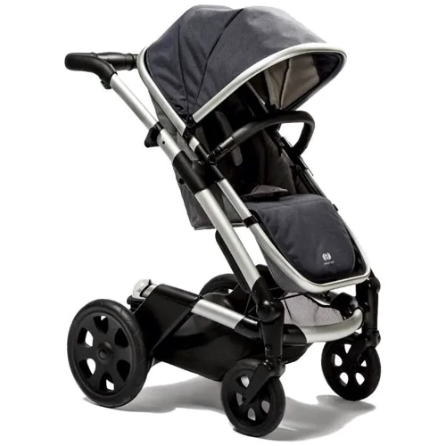 Универсальная коляска 2 в 1 Heetee Mayfair Grey/Blue: Ширина шасси 57
