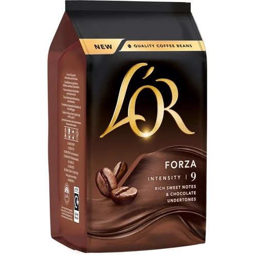 Кава в зернах L'OR Espresso Forza 100% Арабіка 200 г (8711000571736)