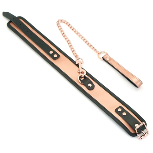 Нашийник з повідцем Liebe Seele Rose Gold Memory Collar with Leash
