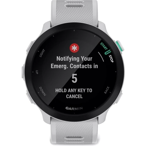Смарт-часы Garmin Forerunner 55 White (010-02562-11): Время работы 20 ч