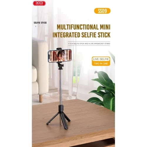 XO SS09 Multifunctional Remote Control Selfie Stick Black фото 7
