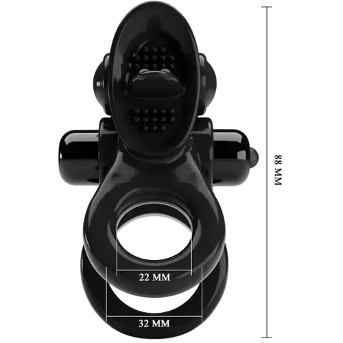 Эрекционное вибро кольцо Pretty Love Passionate Ring, BI-210239