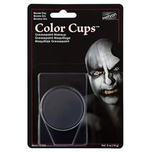 Mehron Color Cups, Monster Grey Кремовый грим (Серый монстр) 12 g фото 1