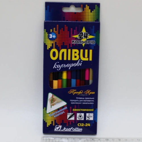 Карандаши цветные Josef Otten 12шт. 24 цв. Профи-Арт С12-24