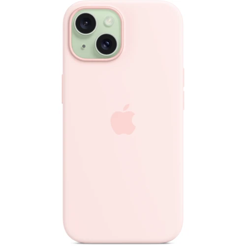 Чехол для iPhone Apple iPhone 15 Silicone Case with MagSafe - Light Pink (MT0U3ZM/A) фото 5
