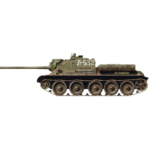 Сборная модель MiniArt Советская САУ СУ-85 образца 1944 г., ранних выпусков набор с полным интерьером (MA35204) фото 15