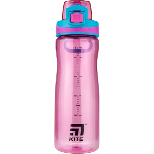 Пляшка для води Kite, 650 мл, рожевий (k20-395-01)