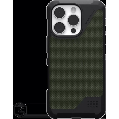 Чохол для iPhone Urban Armor Gear UAG Metropolis LT Magsafe Kevlar Olive (114452113972) для iPhone 16 Pro