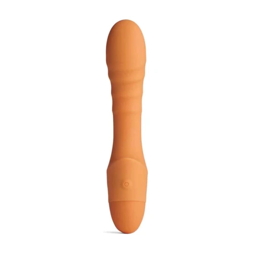 Ребристый вибратор So Divine Pash Ribbed G-spot Vibrator (оранжевый)
