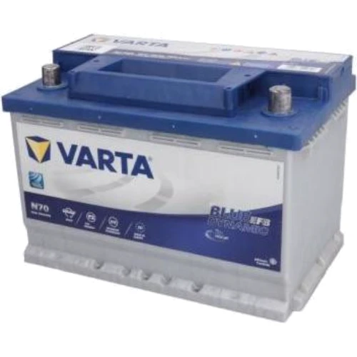 Автомобільний акумулятор EFB Varta 6СТ-70 АзЕ Blue Dynamic EFB N70 (570500076): Пусковий ток, А 760
