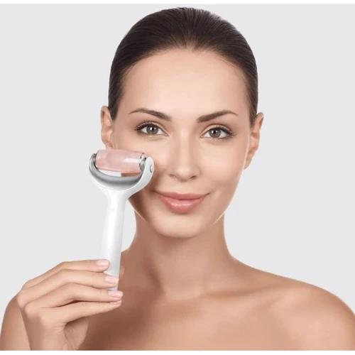 Роллер для игловой мезотерапии лица и тела GESKE MicroNeedle Face&Body Roller 9в1 white фото 4