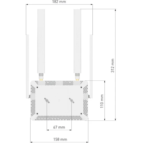 Маршрутизатор Wi-Fi Keenetic Runner 4G (KN-2211)