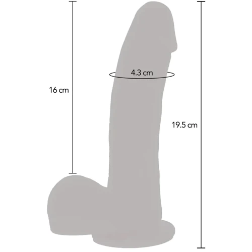 Вибратор с пульсацией Toy Joy Get Real Magnetic Pulse Trusting Dildo (телесный)