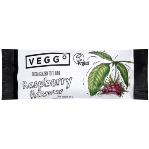 Батончик Veggo тофу глазурований зі смаком малини 40 г (4779046470165)
